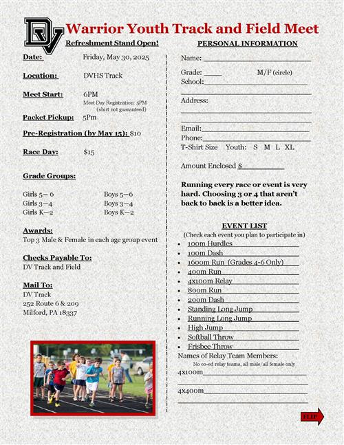 Youth Track and Field Meet